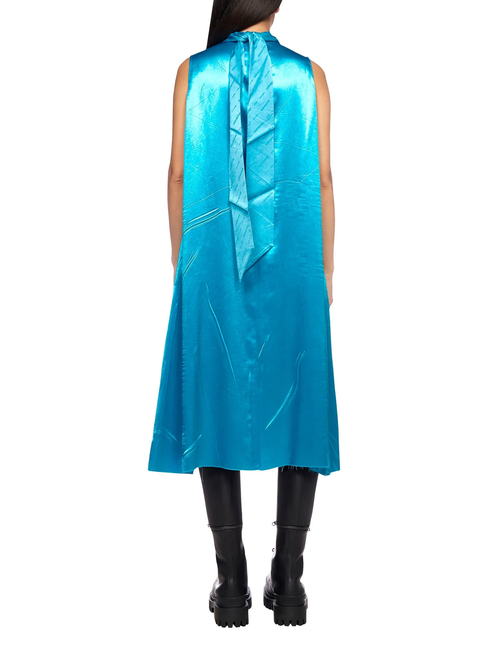 Balenciaga Sleeveless Patched Dress