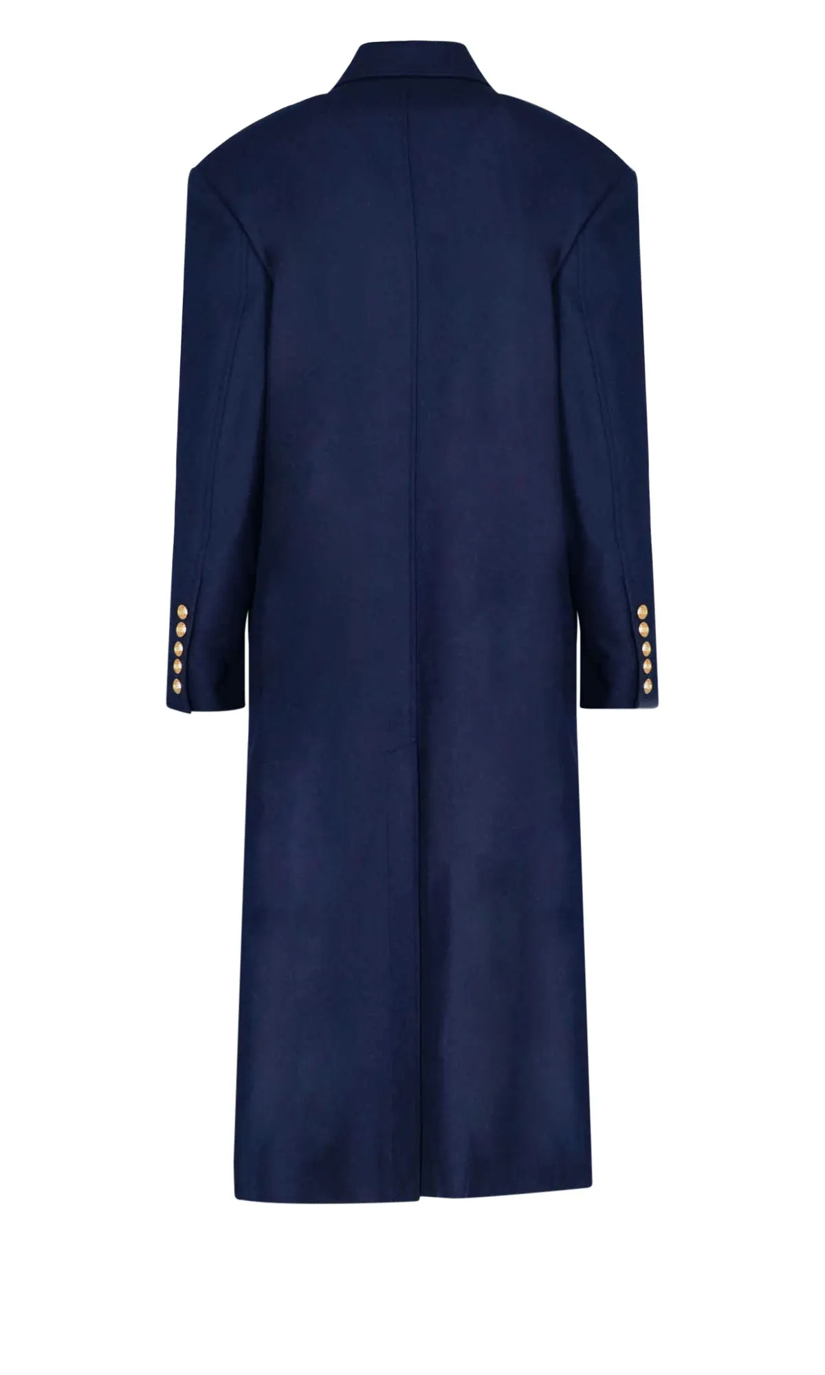 Balmain Double-Breasted Oversized Coat