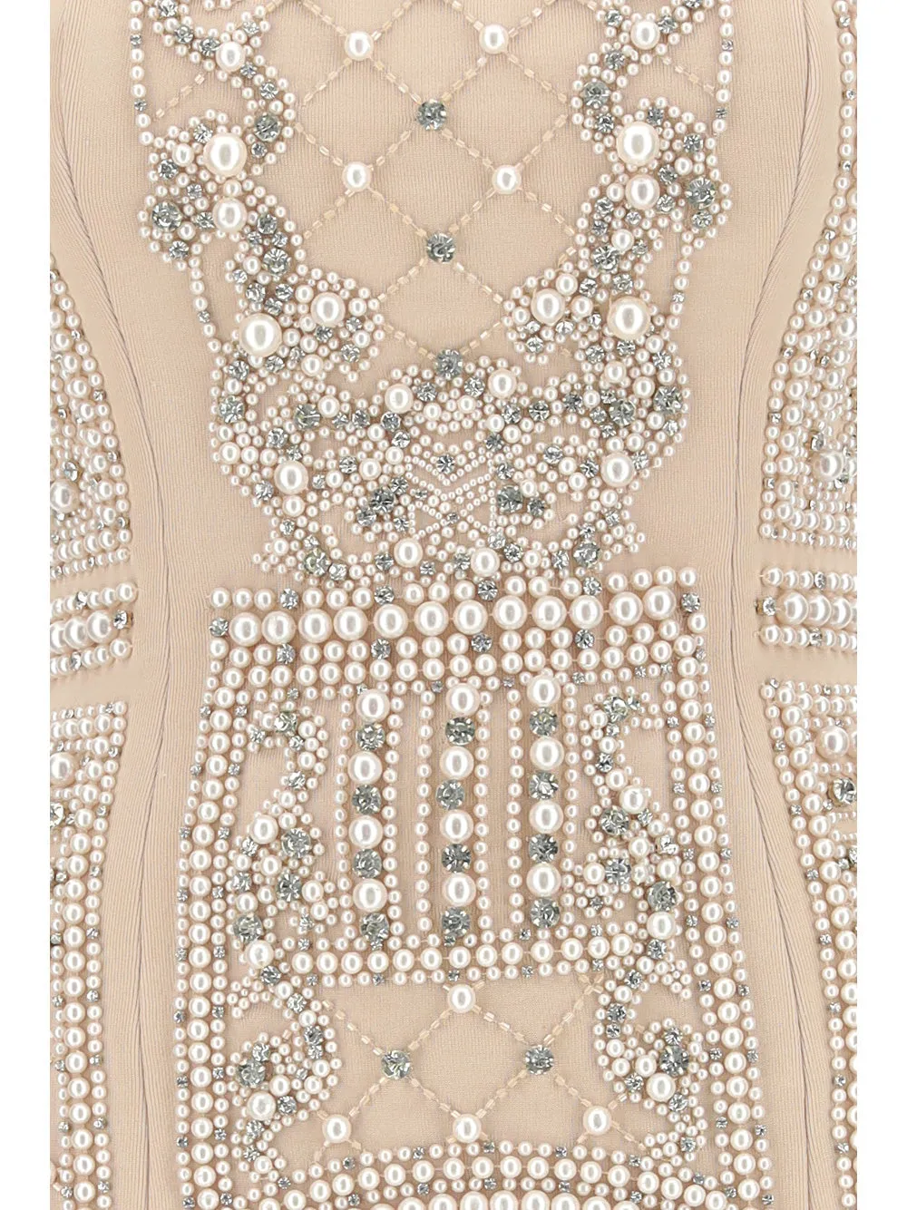 Balmain Embellished Bustier Mini Dress