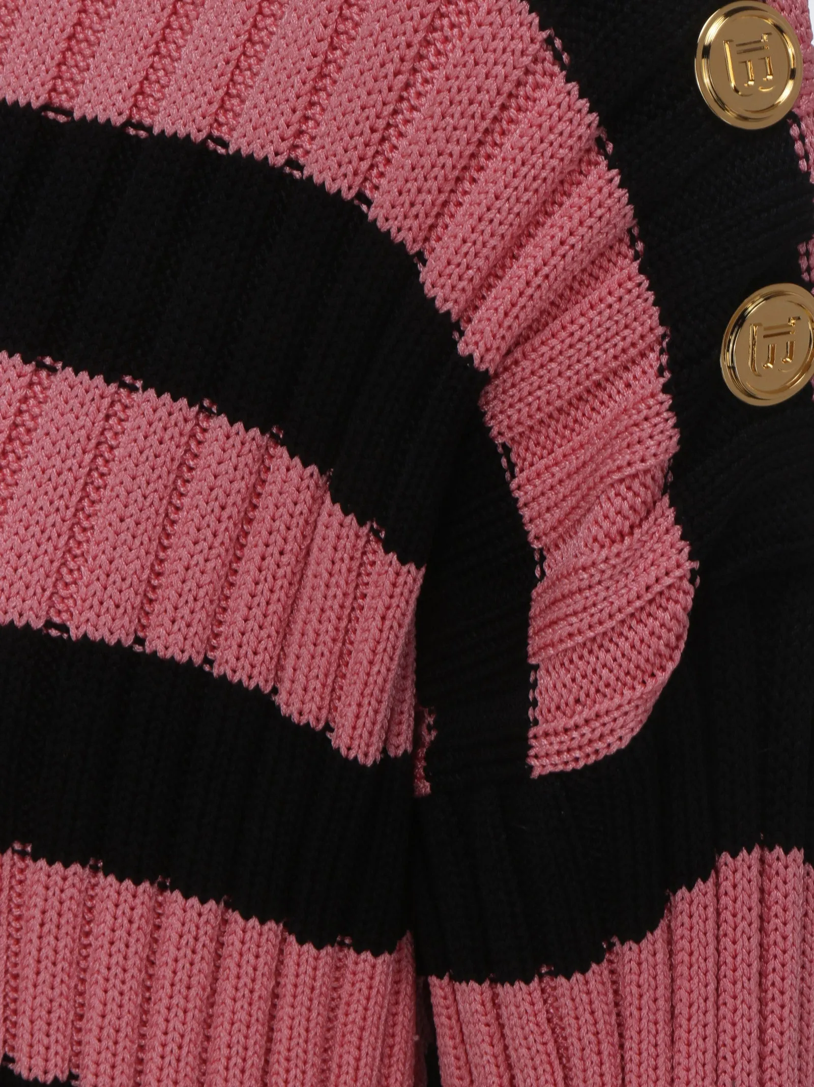Balmain Striped Knit Dress