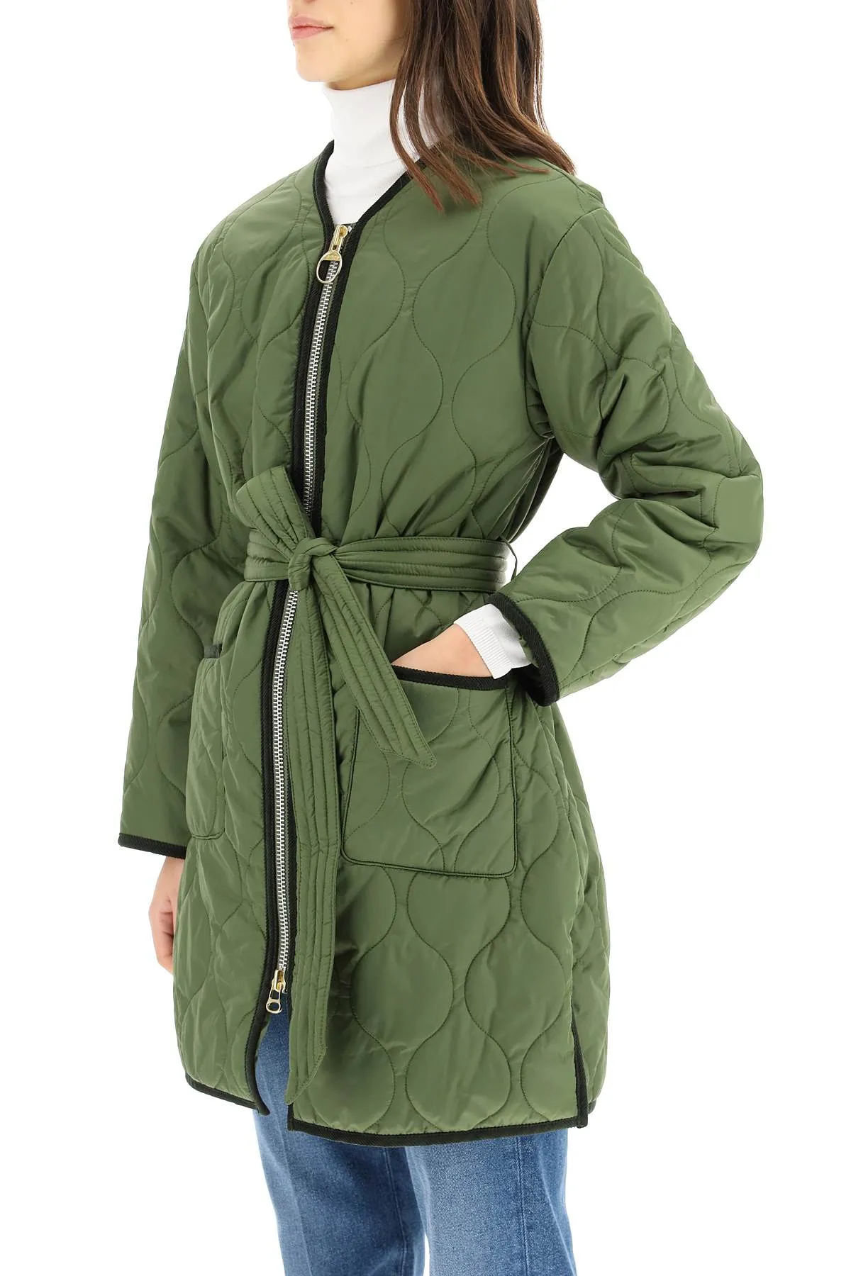 Barbour Padded Belted Coat