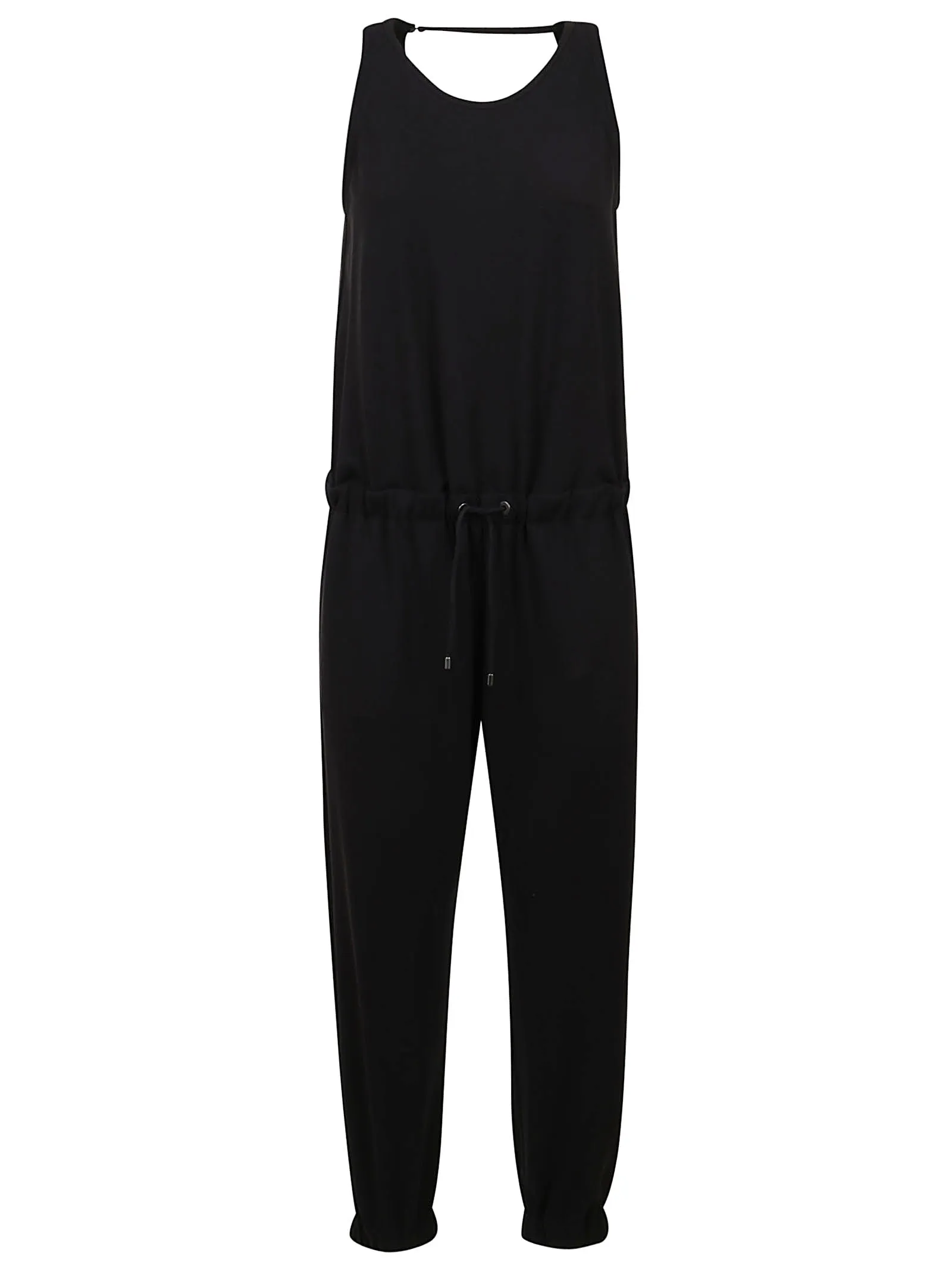 Brunello Cucinelli Drawstring Sleeveless Jumpsuit