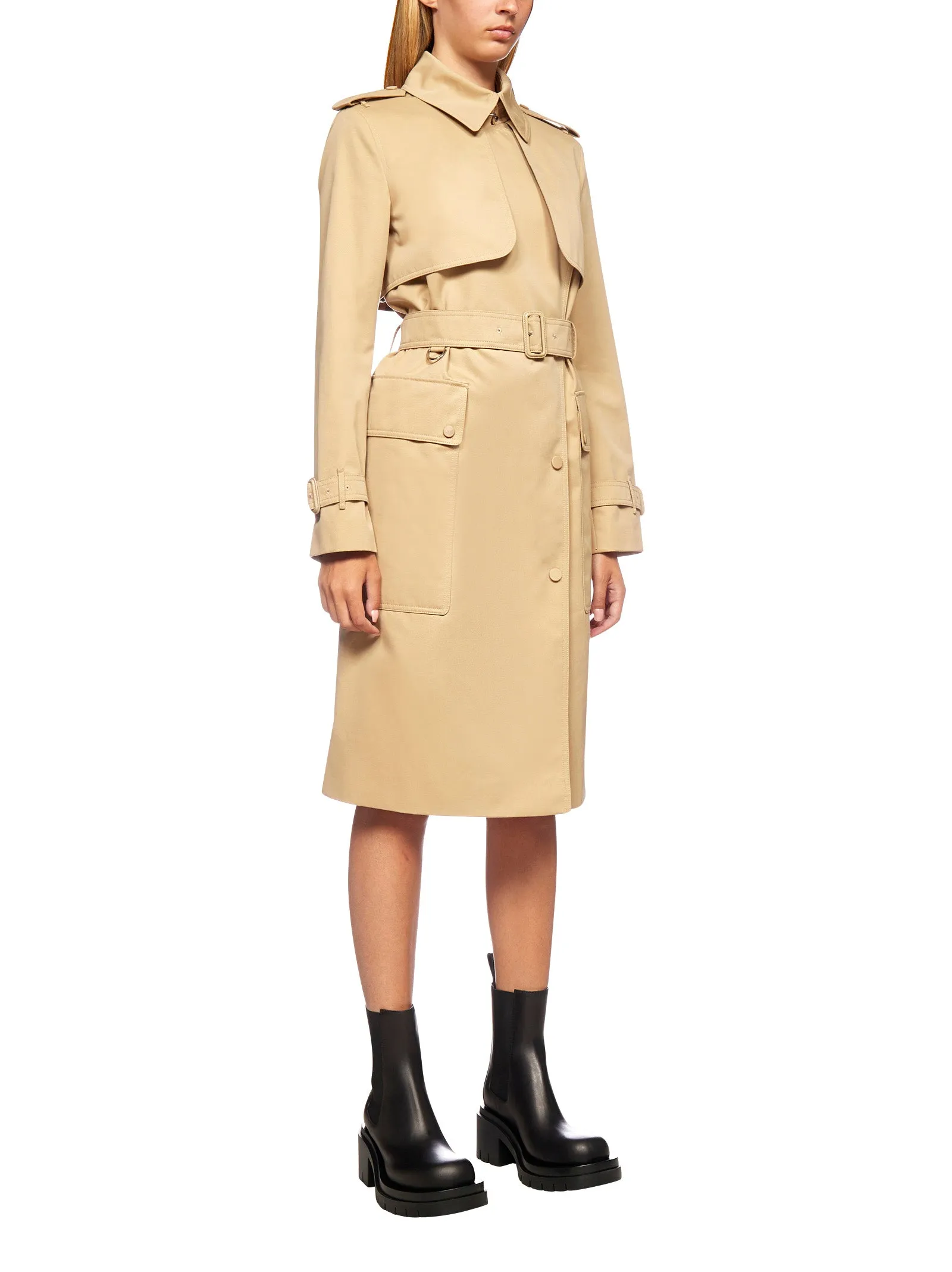 Burberry Belted Long Sleeved Trench Coat