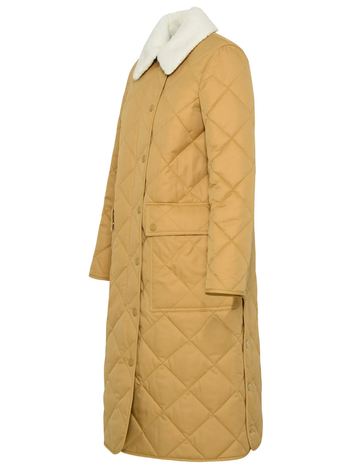 Burberry Long Sleeved Quilted Coat