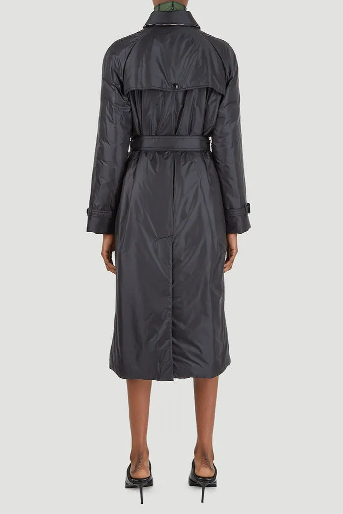 Burberry Padded Belted Waist Trench Coat