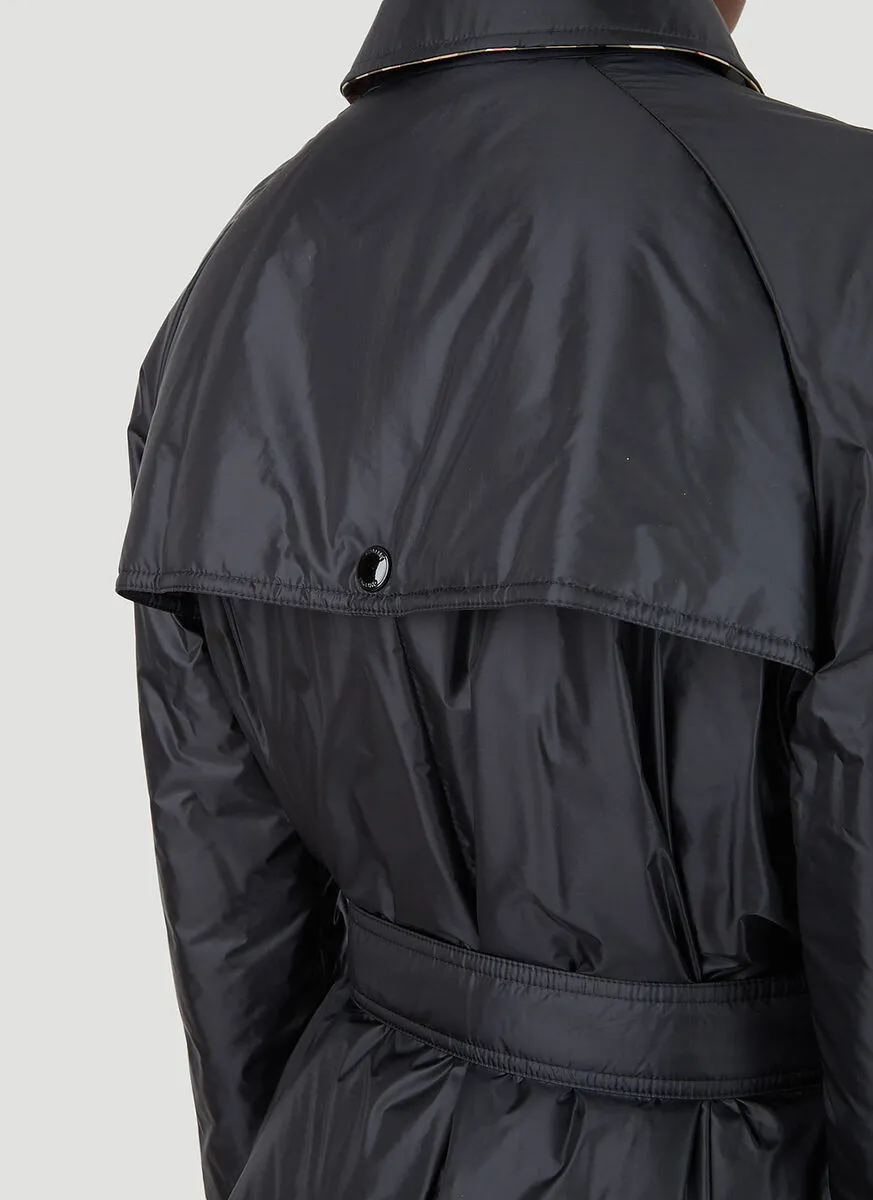 Burberry Padded Belted Waist Trench Coat
