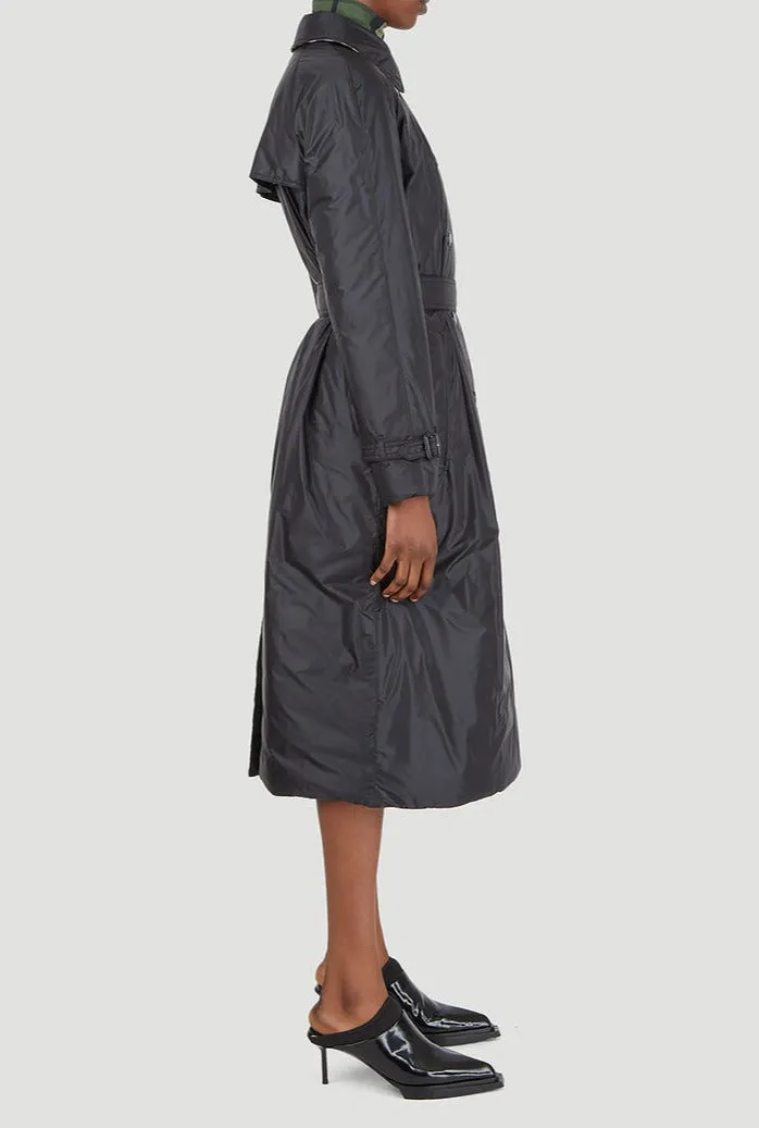 Burberry Padded Belted Waist Trench Coat