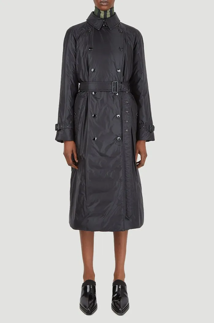 Burberry Padded Belted Waist Trench Coat