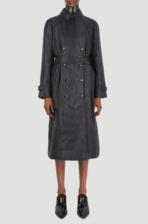 Burberry Padded Belted Waist Trench Coat