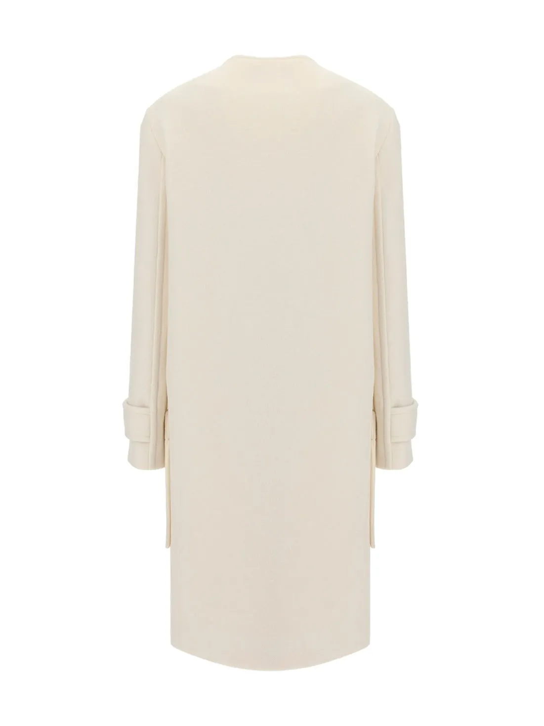 Burberry Round Neck Longline Coat