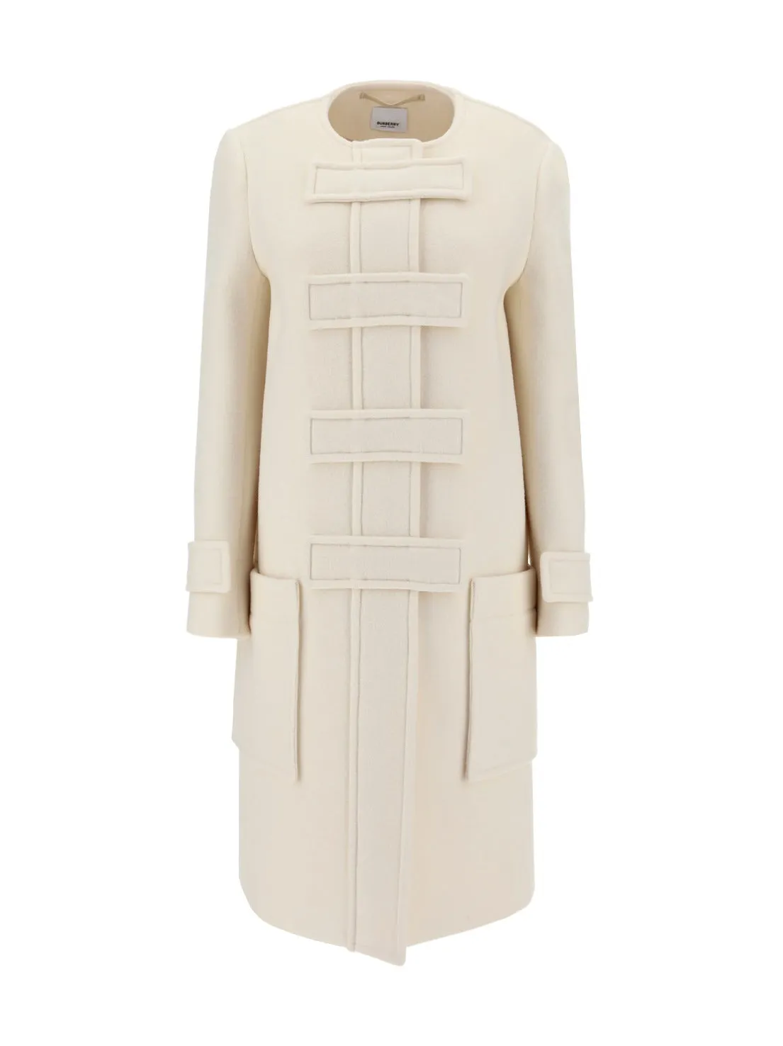Burberry Round Neck Longline Coat