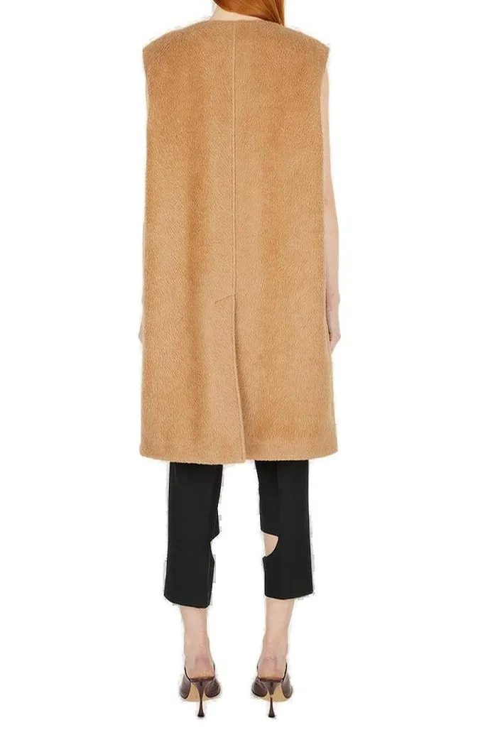 Burberry Sleeveless Round Neck Midi Coat