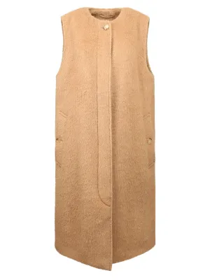 Burberry Sleeveless Round Neck Midi Coat