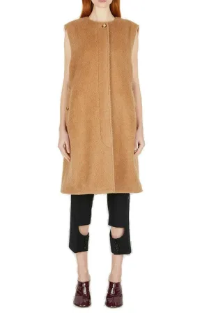 Burberry Sleeveless Round Neck Midi Coat