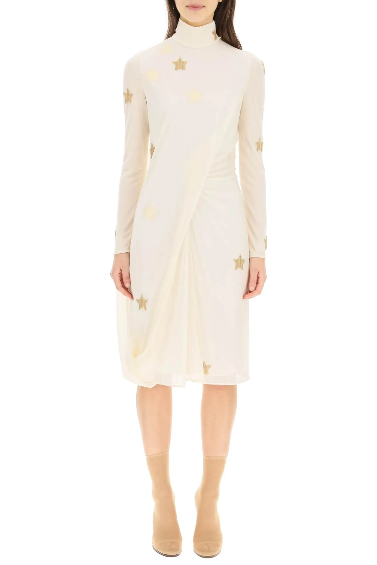 Burberry Star Motif Midi Dress
