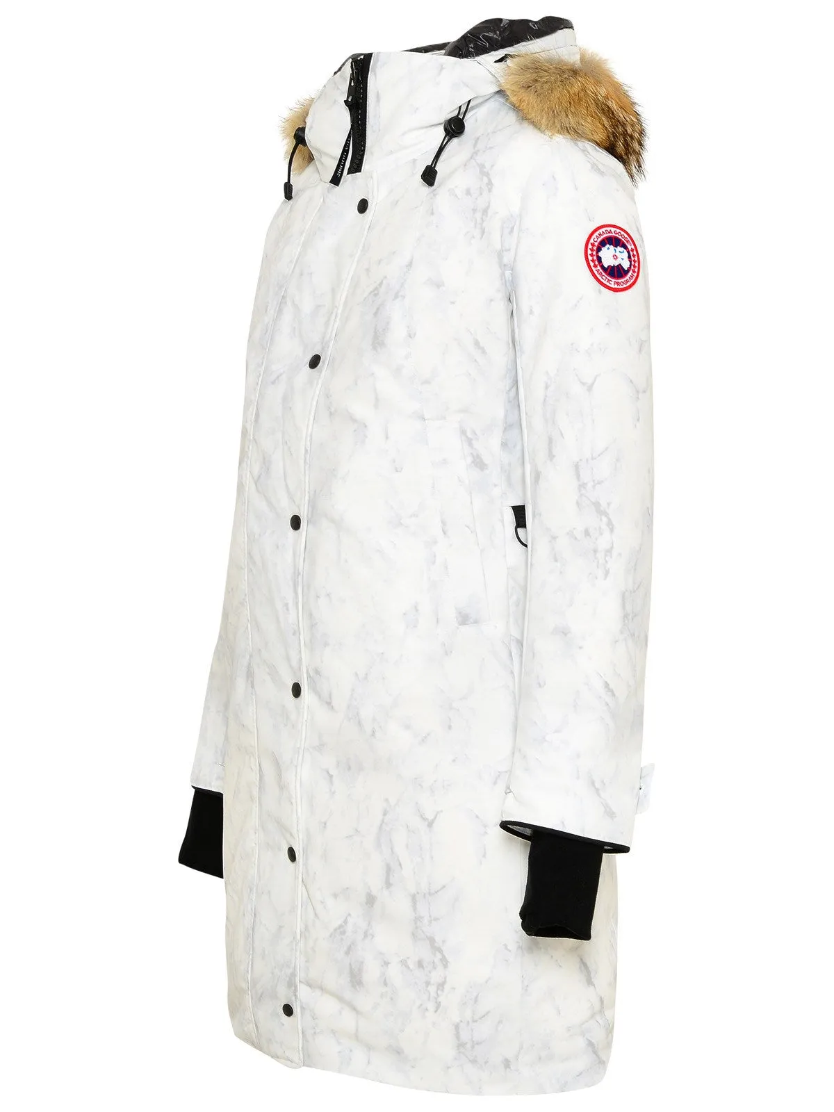 Canada Goose Logo Patch Long-Sleeved Coat