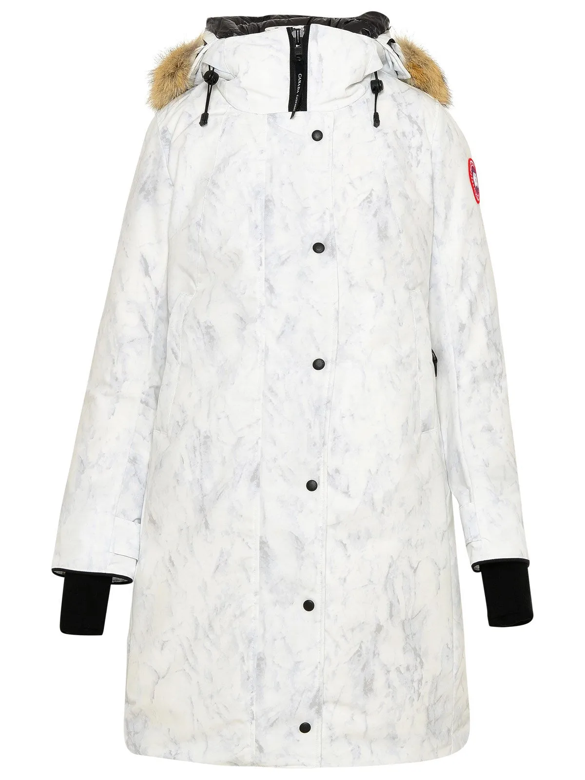 Canada Goose Logo Patch Long-Sleeved Coat