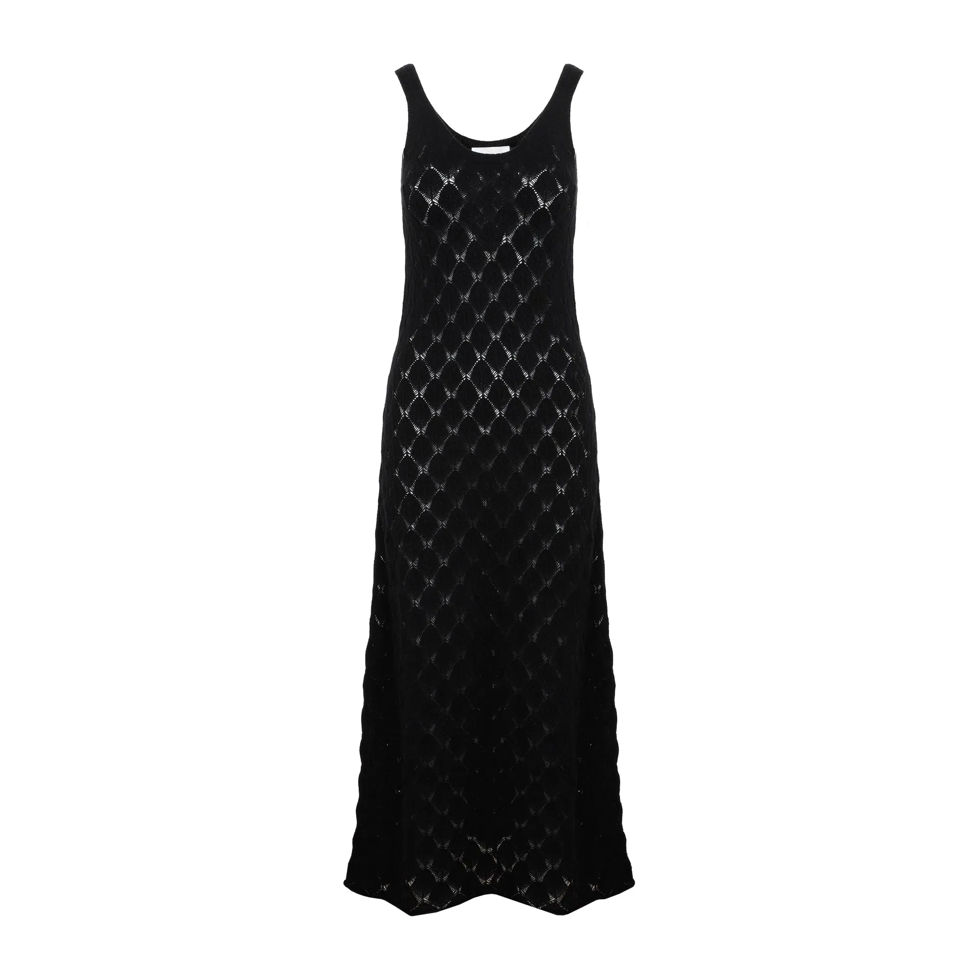Chlo Flared Sheer Knit Dress
