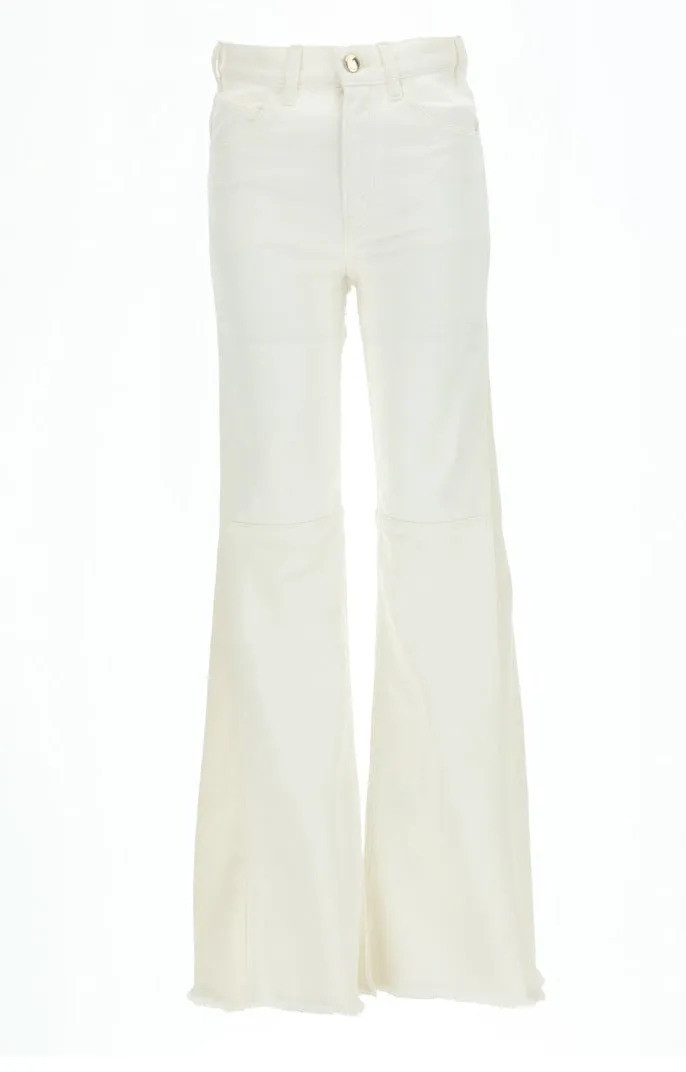 Chlo Frayed Edge Flared Jeans