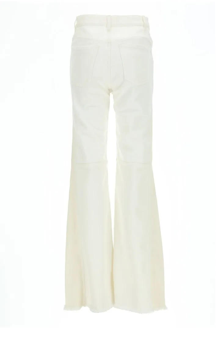 Chlo Frayed Edge Flared Jeans