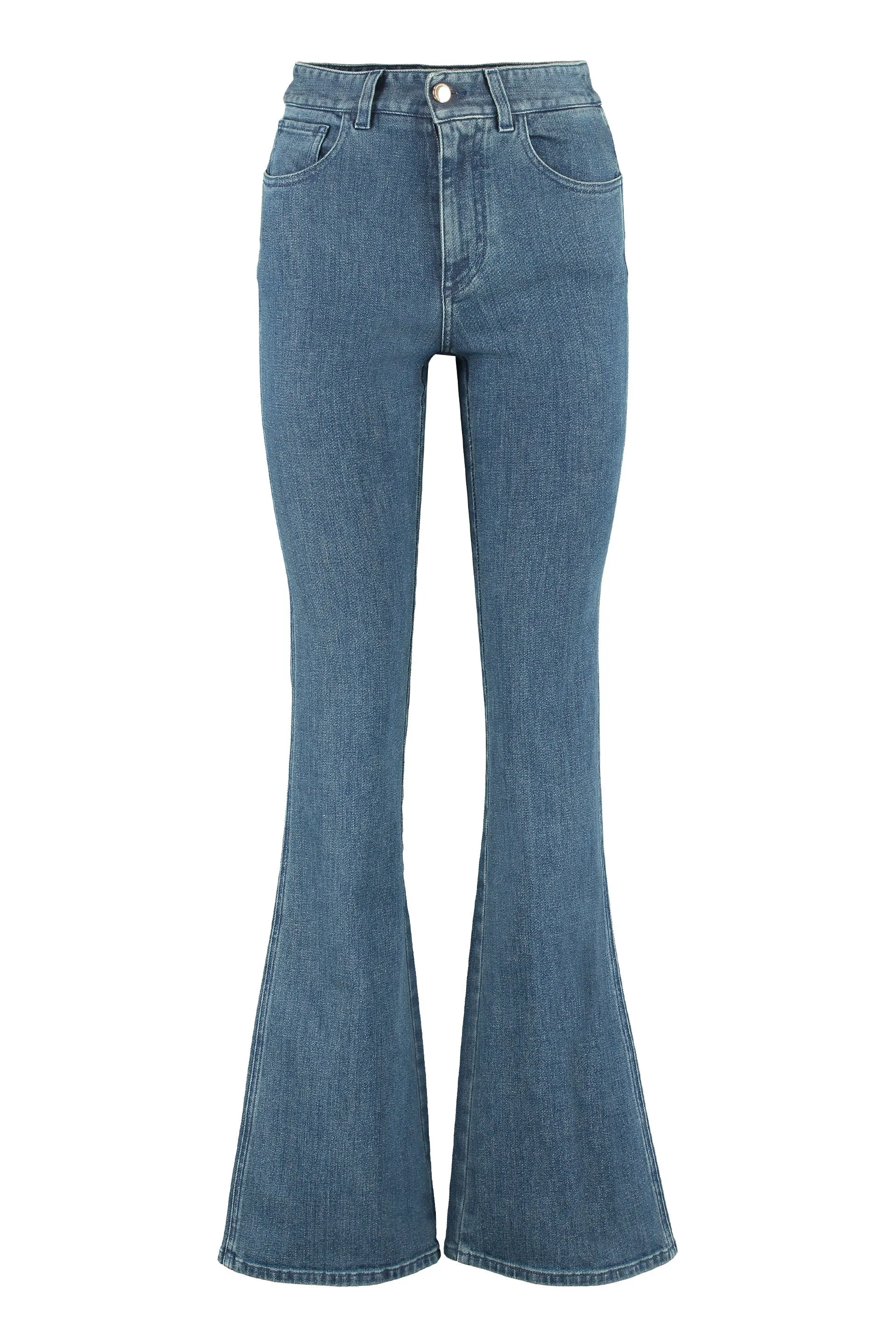 Chlo High-Rise Flared Jeans