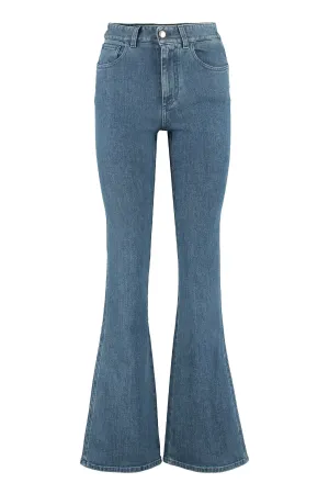 Chlo High-Rise Flared Jeans