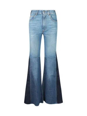 Chlo Panelled Flared Jeans