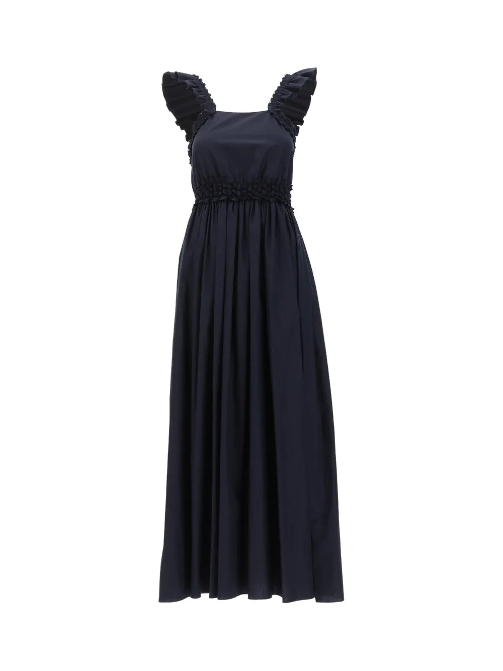 Chlo Ruffled Sleeveless Maxi Dress