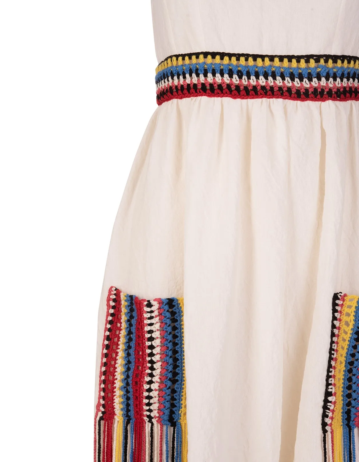 Chlo Tassel Detailed Sleeveless Dress