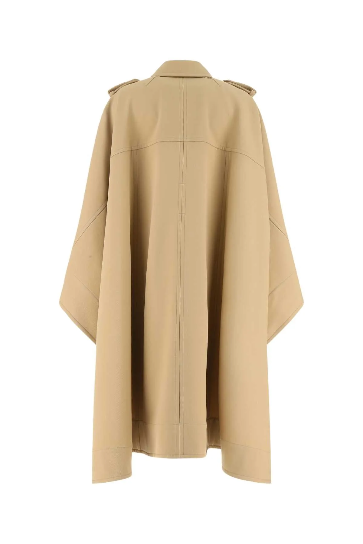 Chlo Tie-Waisted Single-Breasted Coat