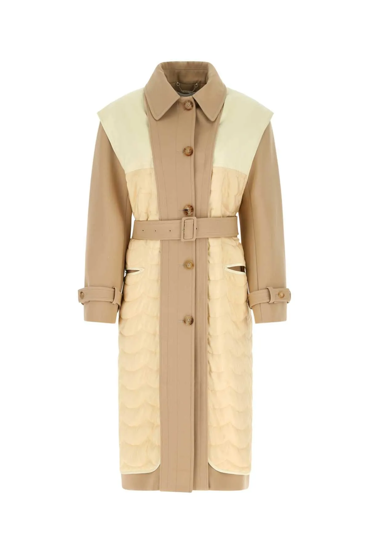 Chlo Utilitarian Layered Trench Coat