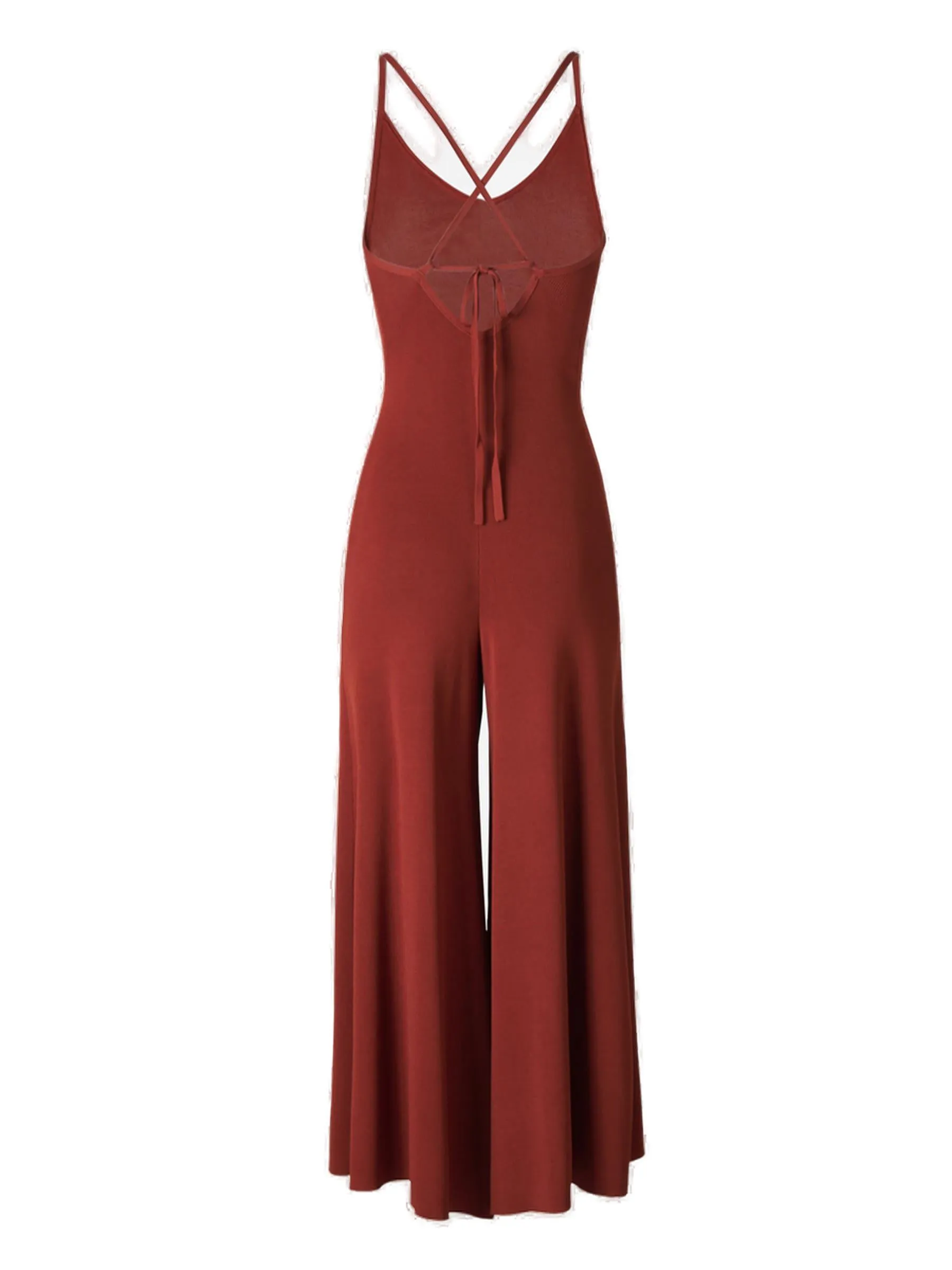 Cult Gaia V-Neck Sleeveless Jumpsuit