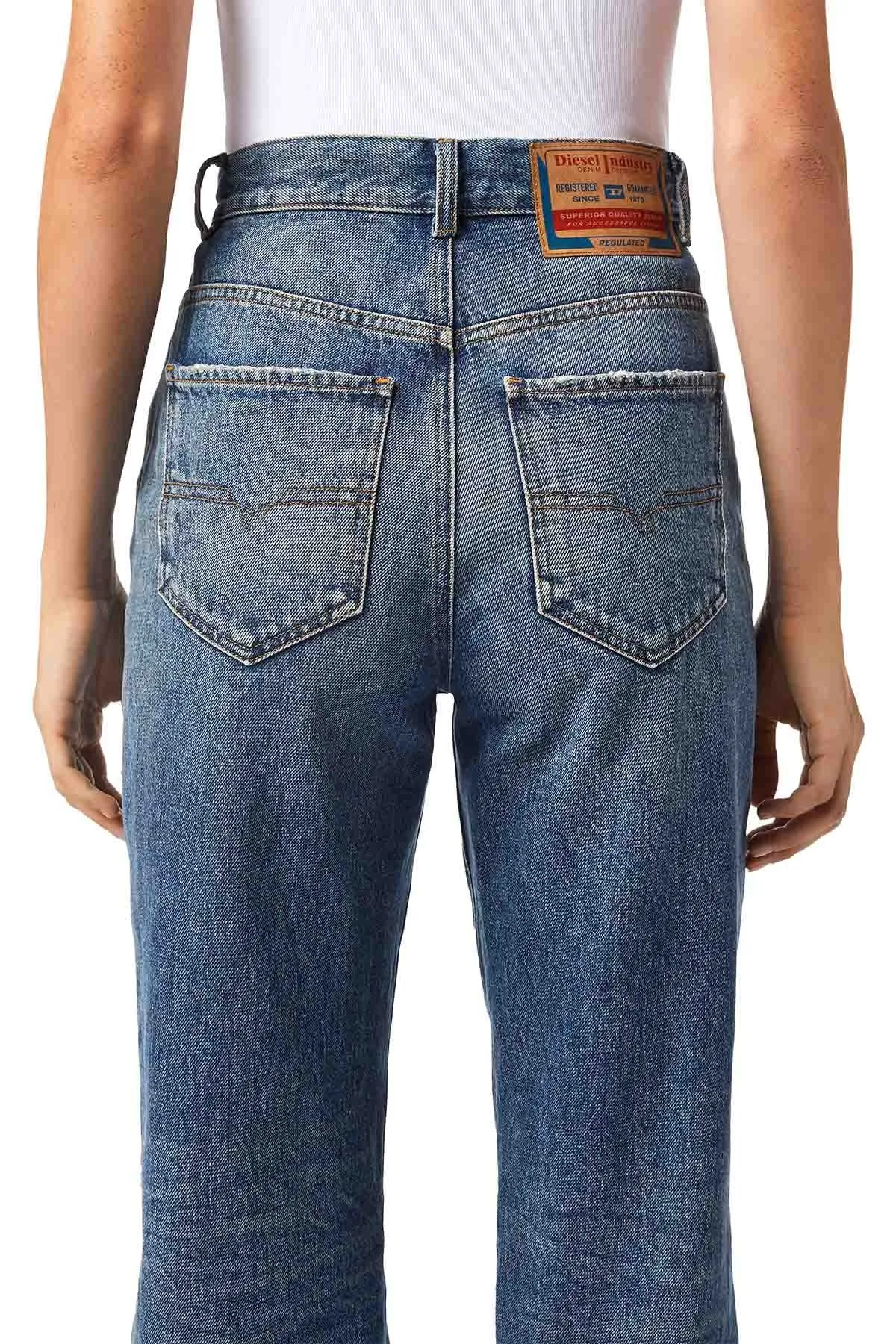 Diesel 1956 High-Rise Straight Jeans