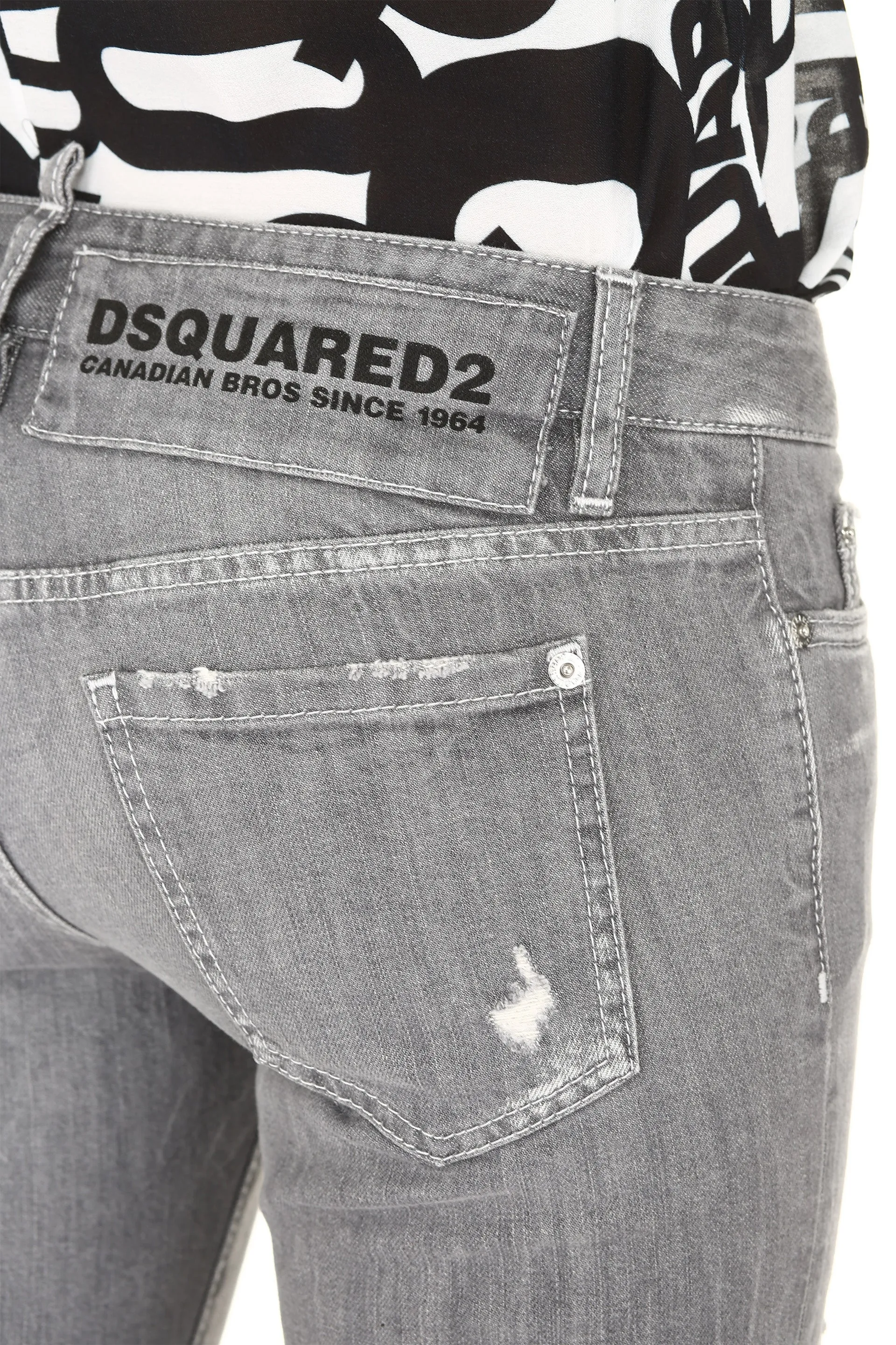Dsquared2 Cropped Skinny Jeans