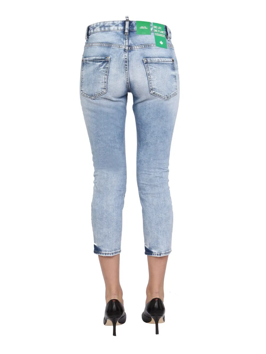 Dsquared2 Cropped Skinny Jeans
