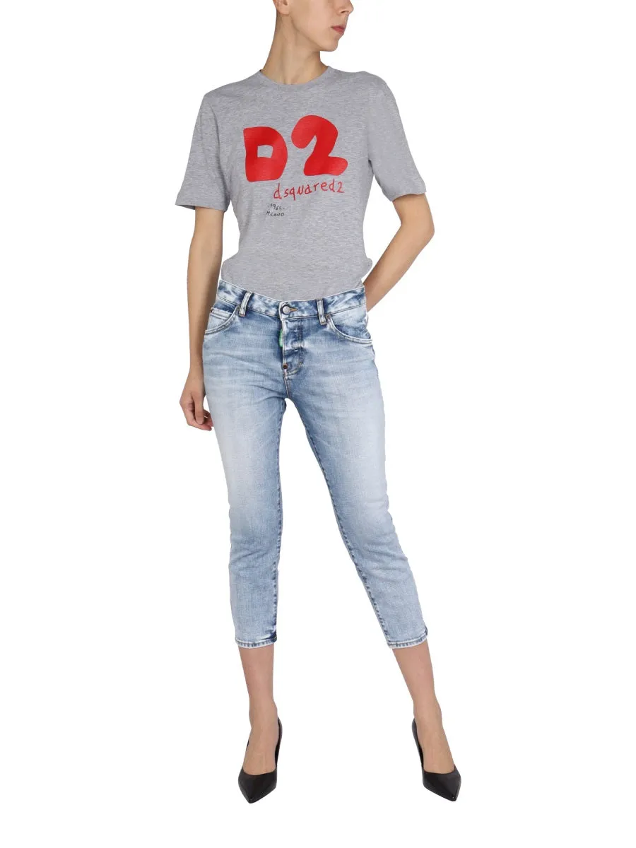Dsquared2 Cropped Skinny Jeans