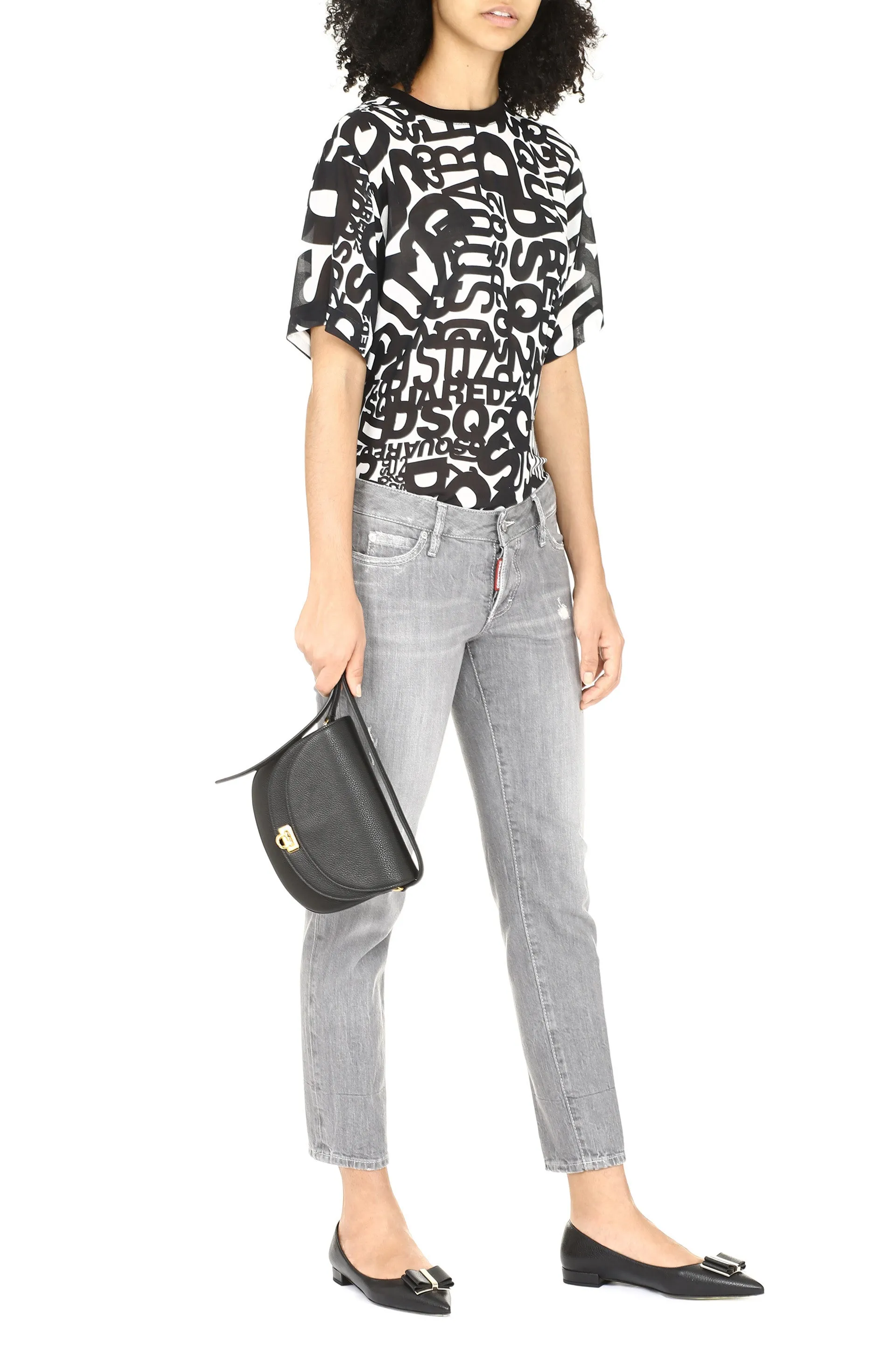 Dsquared2 Cropped Skinny Jeans