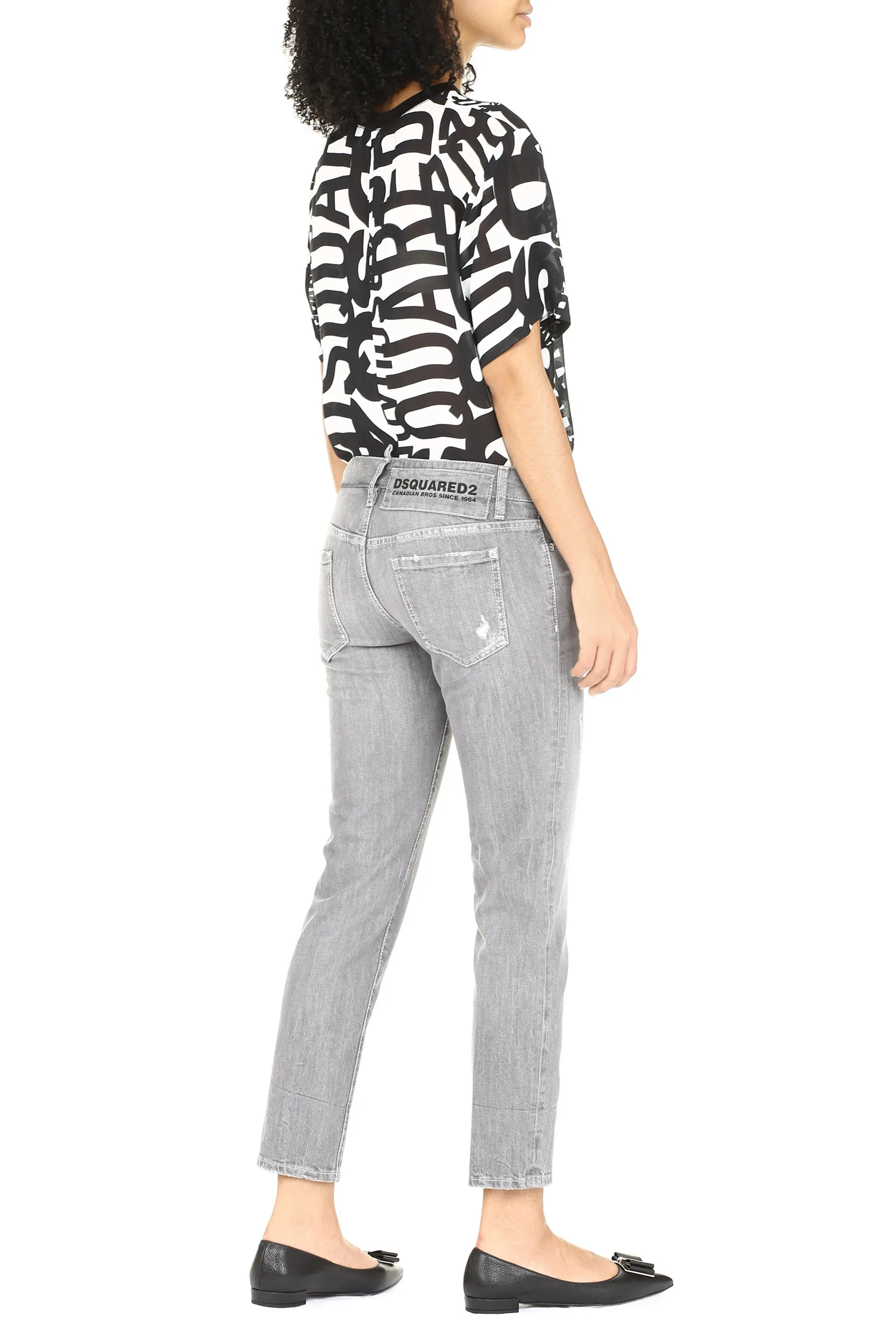 Dsquared2 Cropped Skinny Jeans