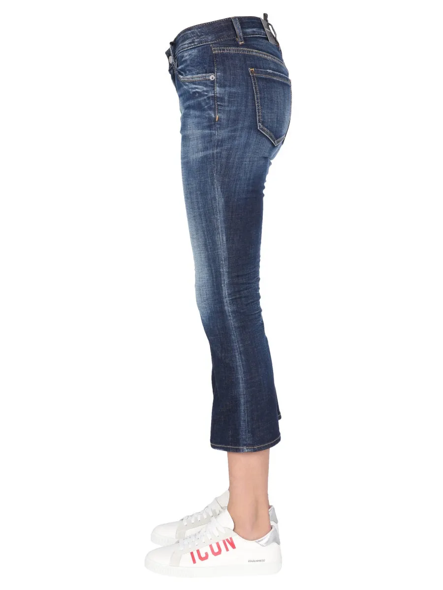 Dsquared2 Distressed Cropped Jeans