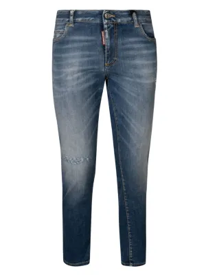 Dsquared2 Distressed Cropped Jeans