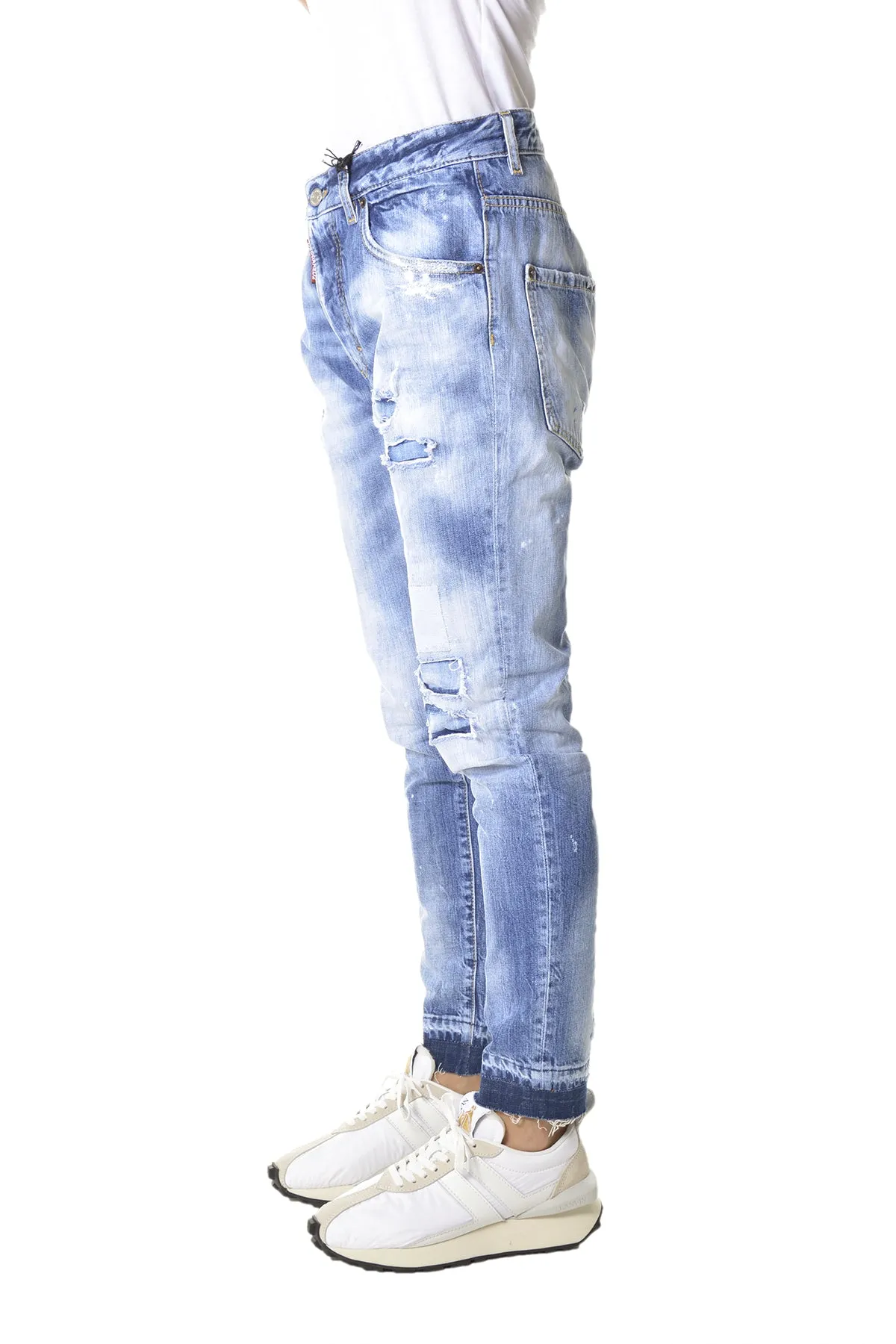 Dsquared2 Distressed Cropped Jeans