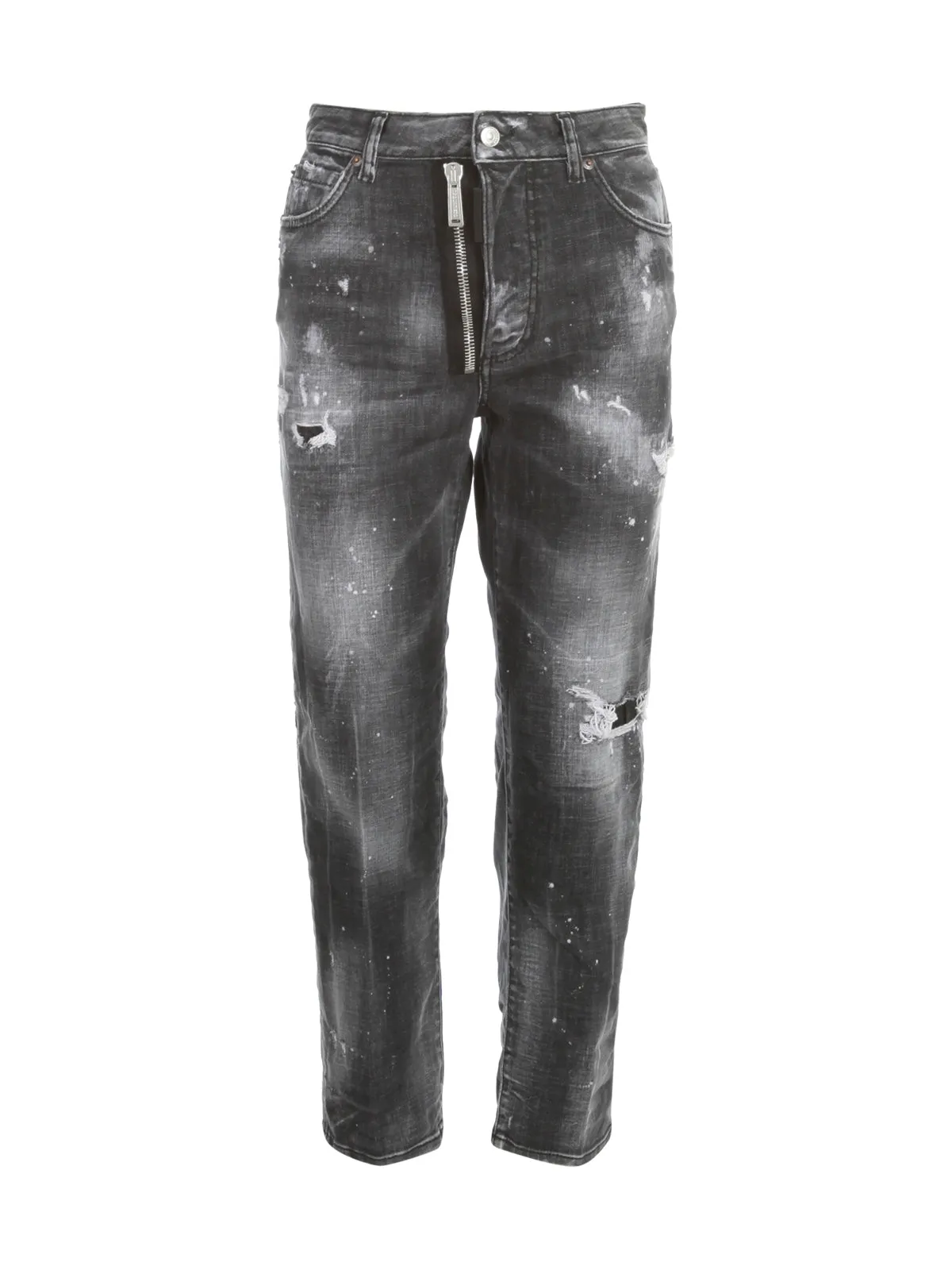 Dsquared2 Distressed Cropped Jeans