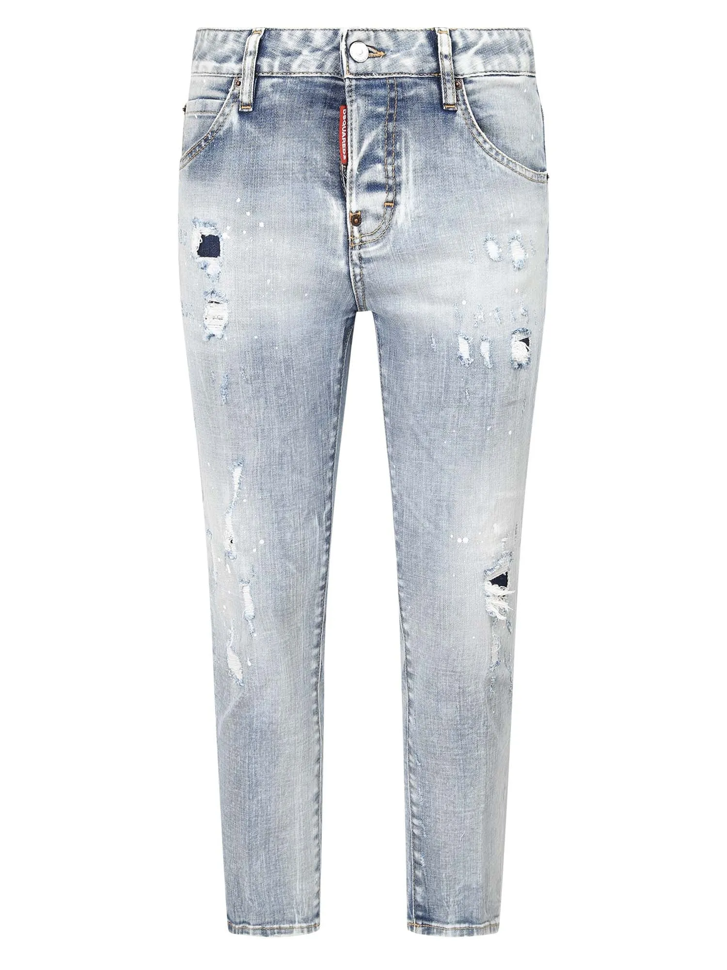 Dsquared2 Distressed Cropped Jeans