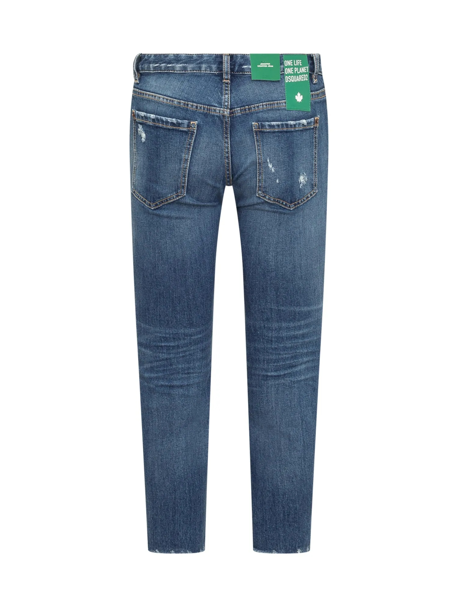 Dsquared2 Distressed Cropped Jeans
