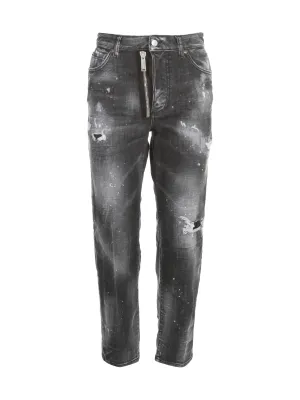 Dsquared2 Distressed Cropped Jeans