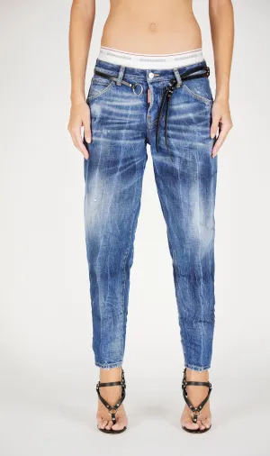 Dsquared2 Distressed Cropped Jeans
