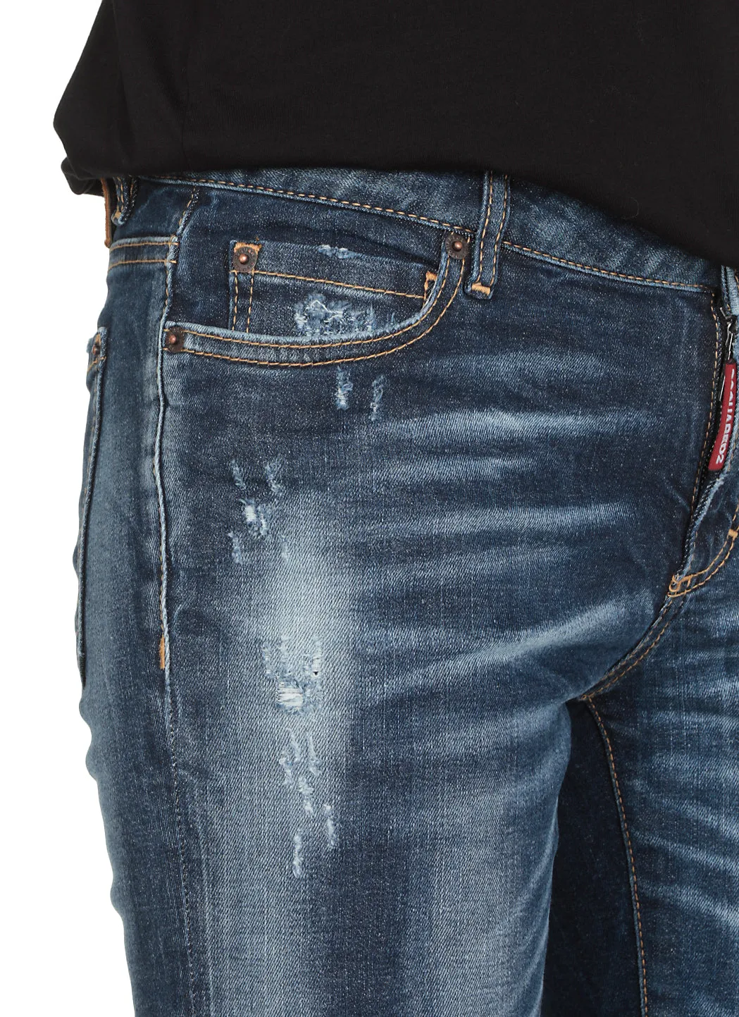 Dsquared2 Distressed Cropped Jeans