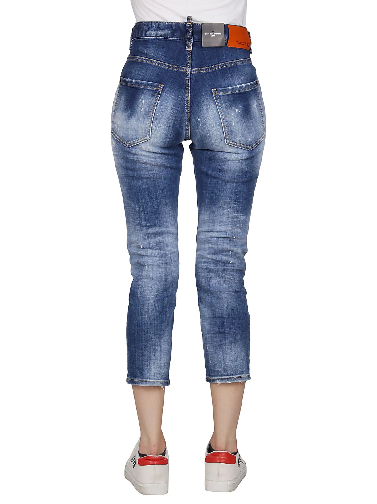 Dsquared2 Distressed Cropped Jeans