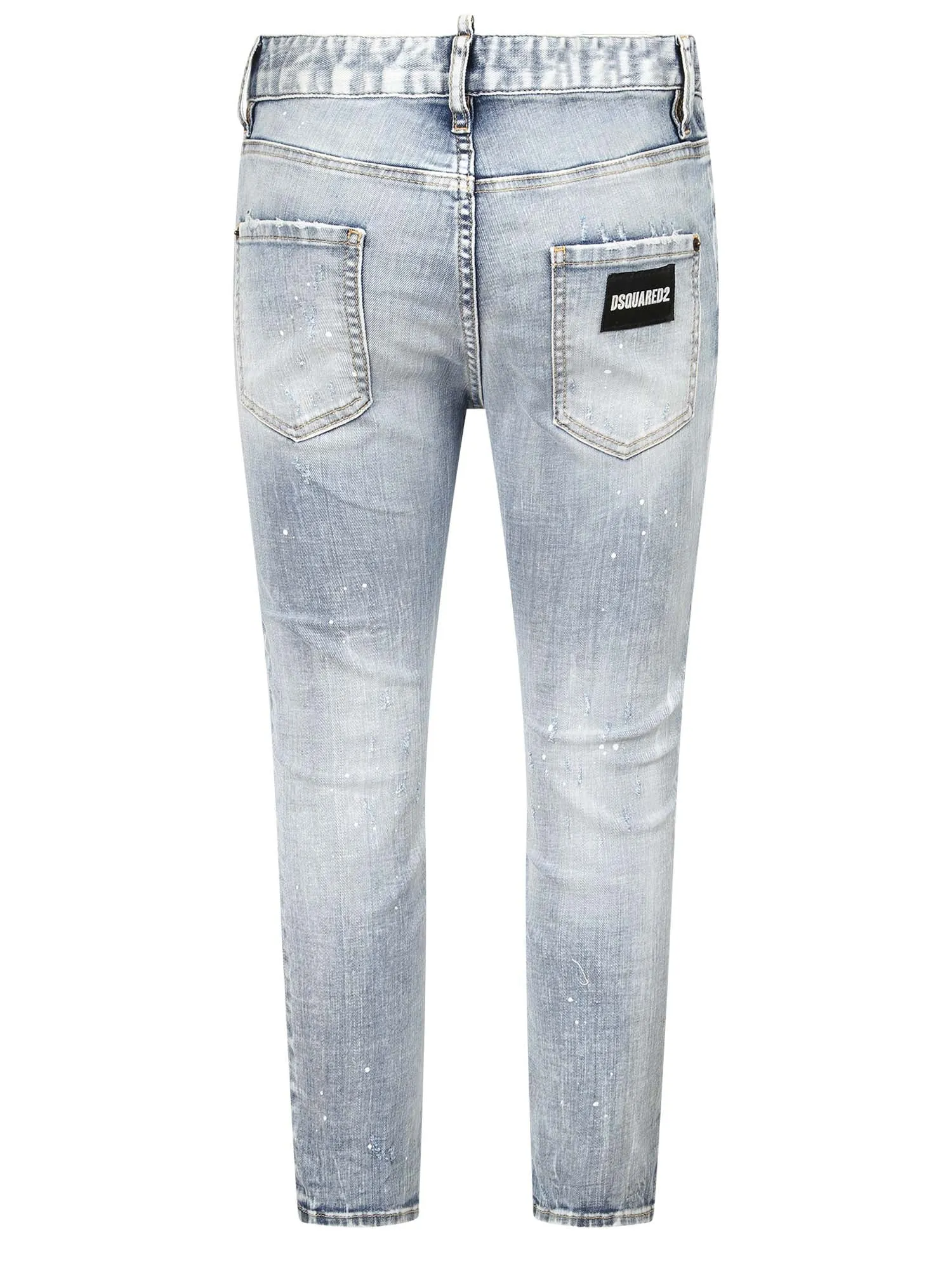 Dsquared2 Distressed Cropped Jeans
