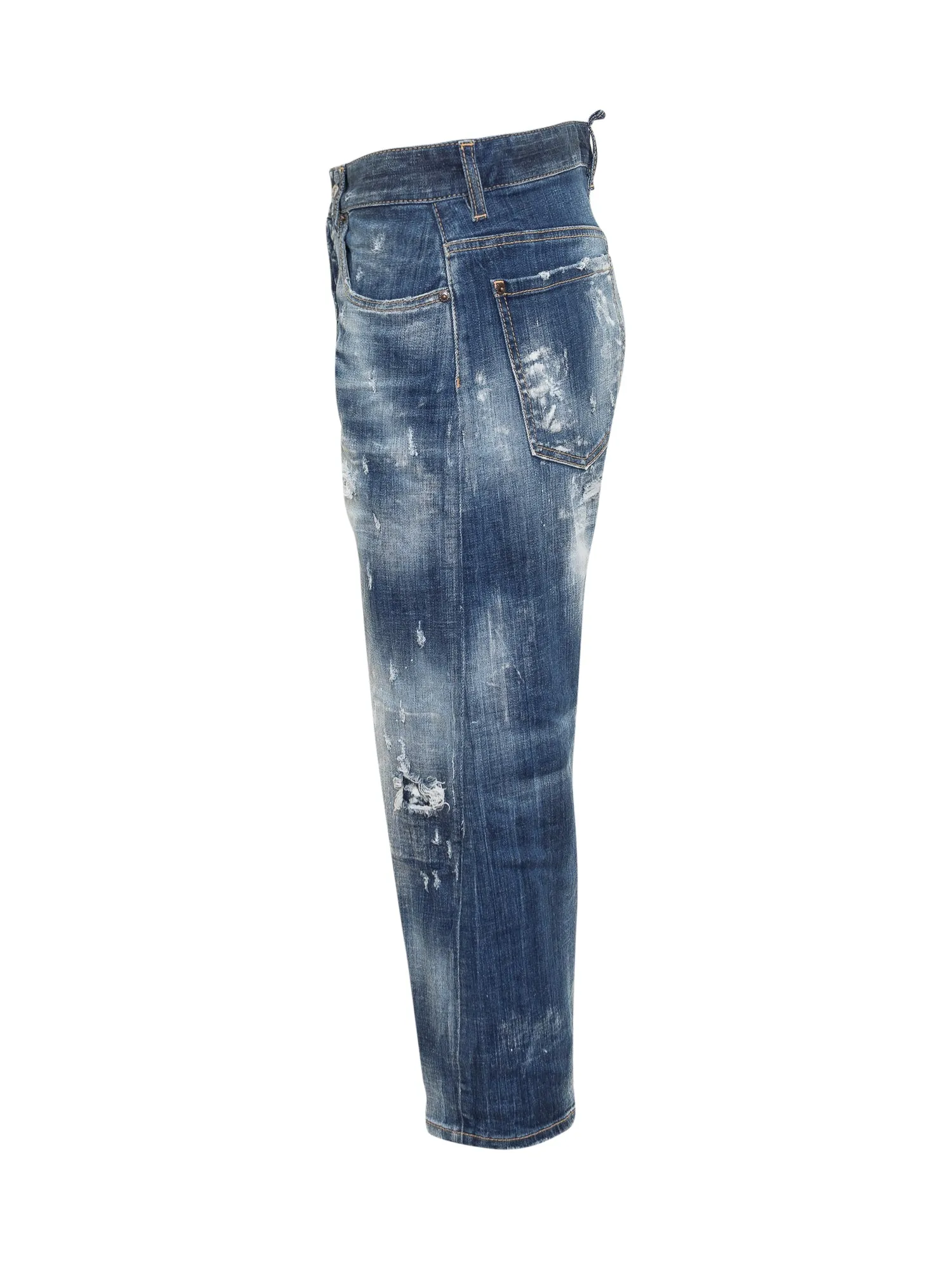 Dsquared2 Distressed Cropped Jeans